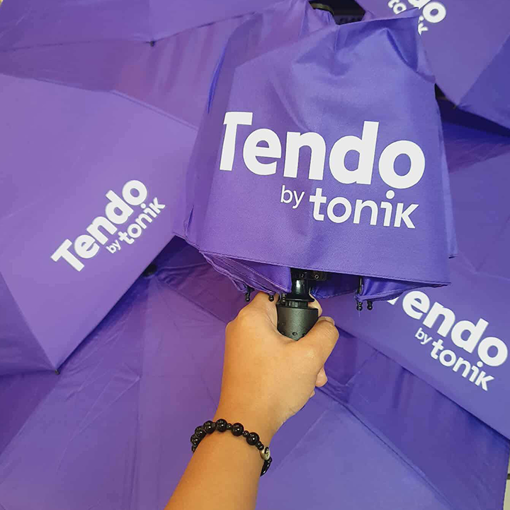 Umbrella 3 Folds with Custom Prints