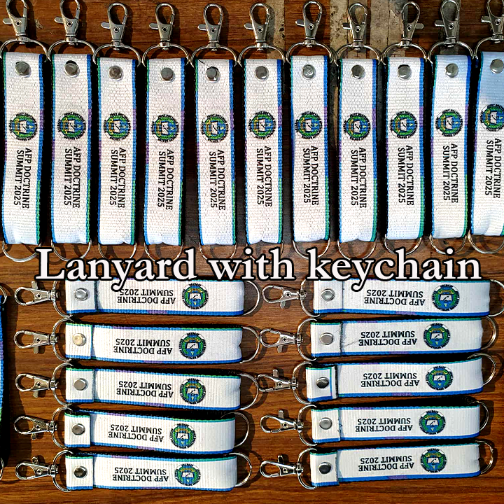 Lanyard Keychain with Custom Prints 30pcs MOQ