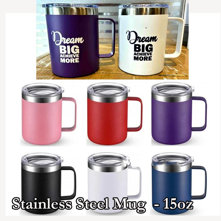 Stainless Steel Mug 15oz
